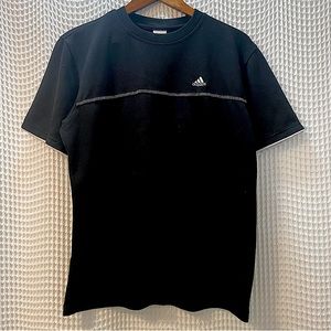 Adidas Y2K Chest Stripe and Embroidered Breathable Tennis T Shirt